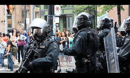 Agentes de la policia de Canadá